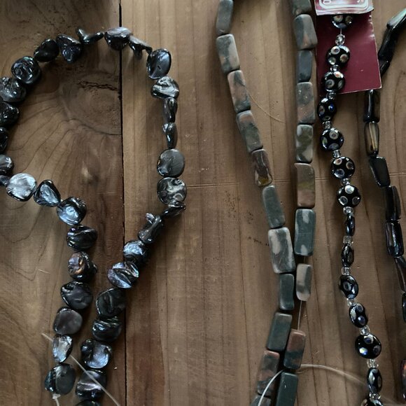 Artisan Bead & Charm Bundle – Moroccan Glass, Howlite Crosses, Turquoise & More - Picture 3 of 14